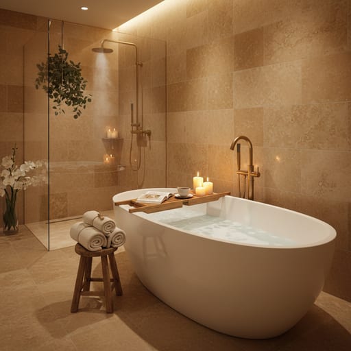 Spa Bathroom — Relaxing retreat