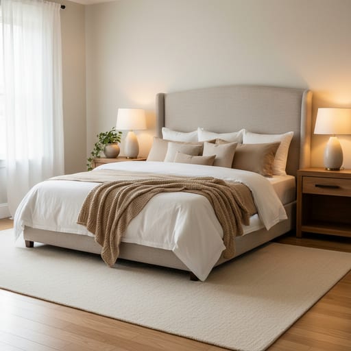 Serene Bedroom — Calm & restful