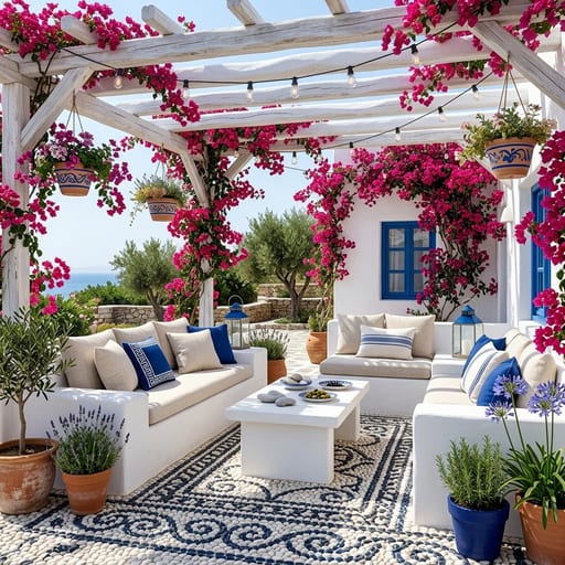 Greek Santorini — White & blue