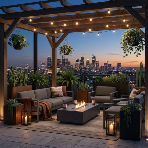 Rooftop Lounge — Urban & chic