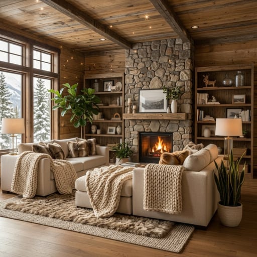 Mountain Chalet — Cozy & woody