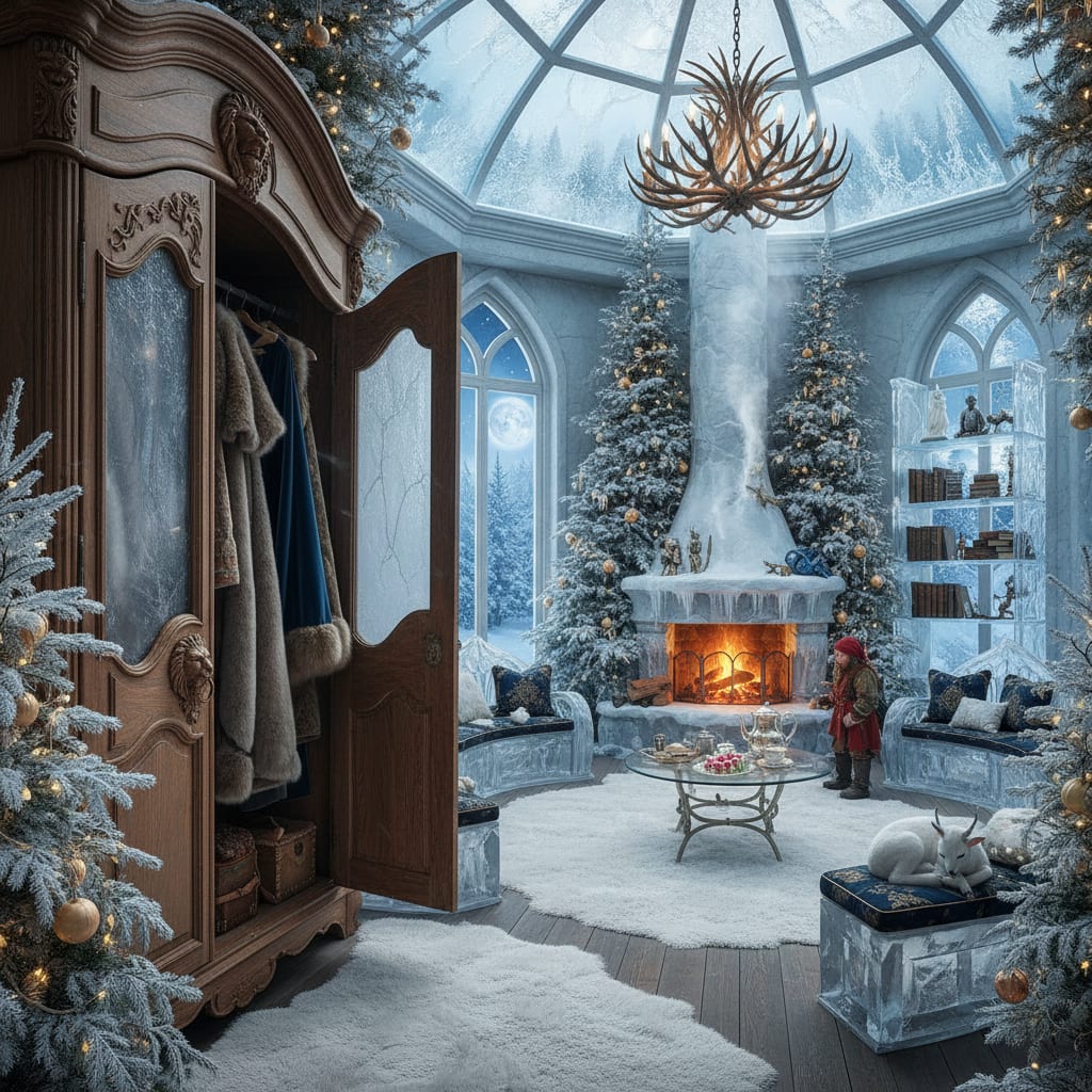 Narnia Wardrobe Bedroom Ideas: Building the Doorway to a Winter Forest