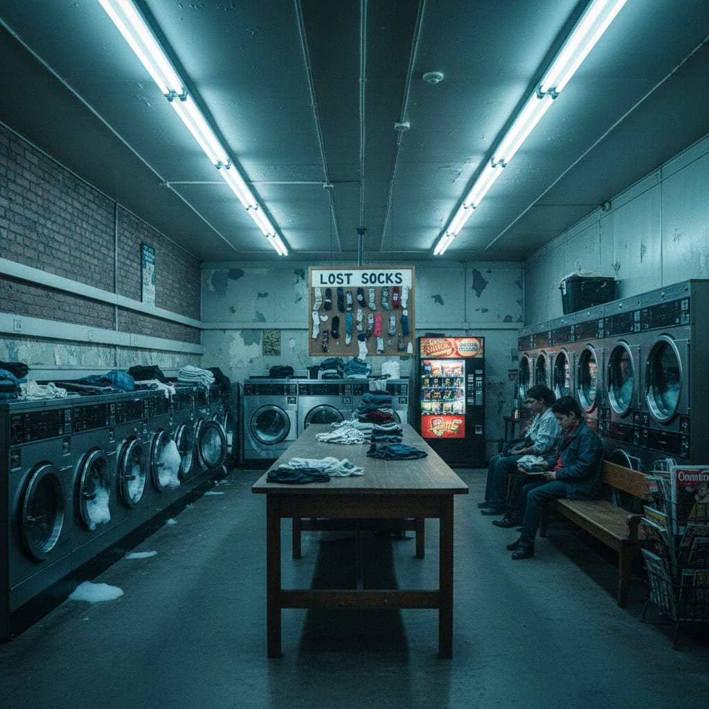 Friends apartment decor inspiration: an eclectic retro 90s New York interior generated by Architectural AI