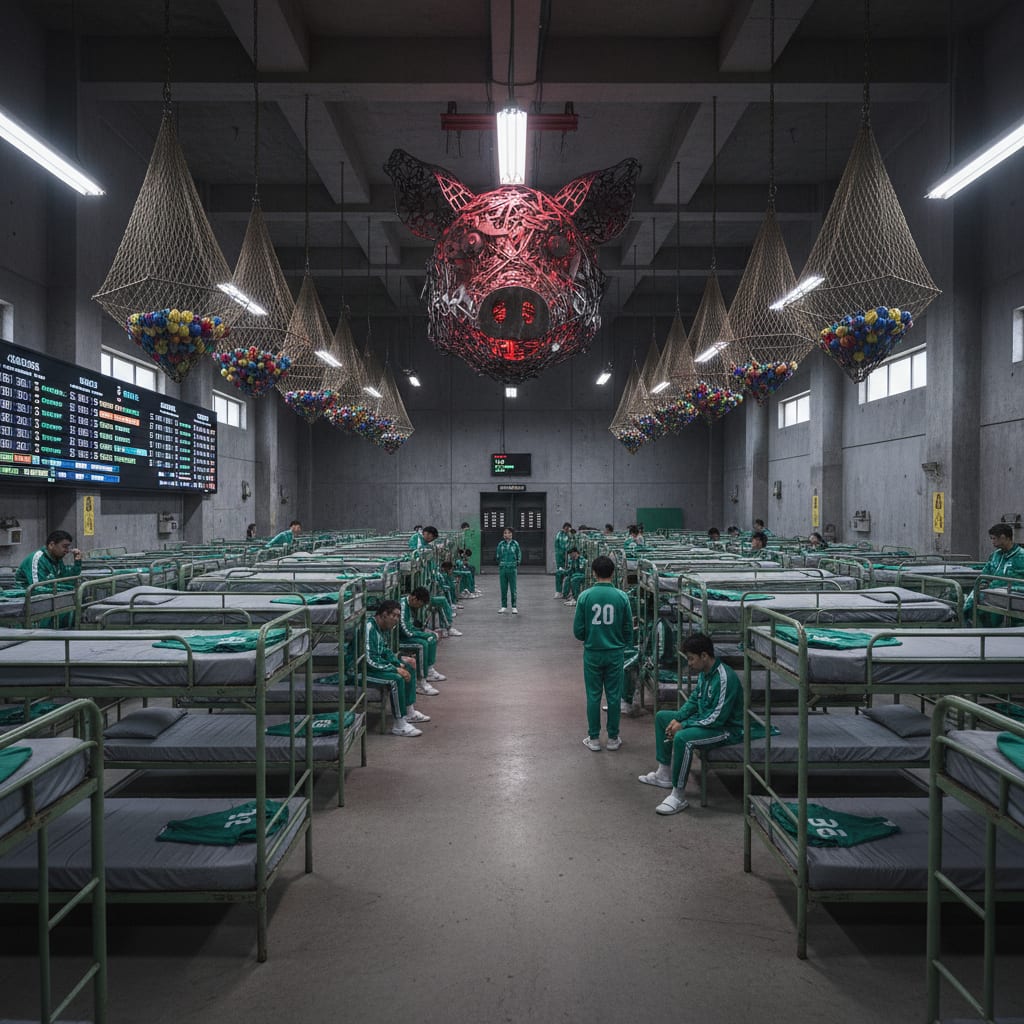 Squid Game Dorm Room Ideas: The Bunk Wall, the Colours, and How Far to Take It
