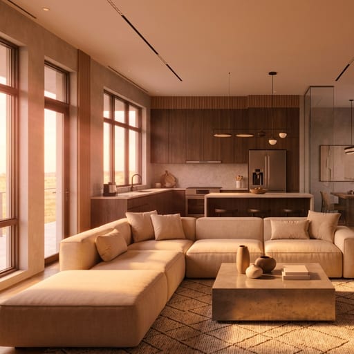 Sunset Room — Golden Hour Glow